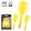 Plumas Harrows Solo Amarillo Nº6 Corta