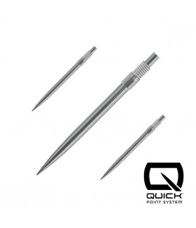 Puntas Harrows Quick Point Plateada 30mm