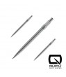 Puntas Harrows Quick Point Plateada 30mm