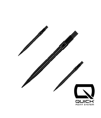 Harrows darts Micro Ridge Quick Point Silver 26mm