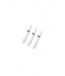 Hastes Nylon Extra Curtas Branco 27mm