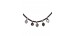 Pulsera cuero 5 aletas