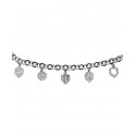 Pulsera Plata 5 elementos