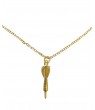 Collar dardo baño oro