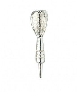 Pin dardo baño plata