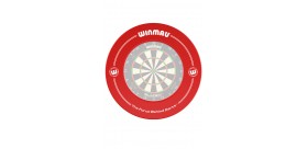 Winmau Dartboard Surrounds Vermelho