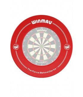 Winmau Advance White and Green Dartboard Surround 