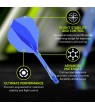 Winmau Fusion Medium Flights Blue