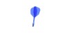 Plumas Winmau Fusion Intermedias Shape Nº6 Azul