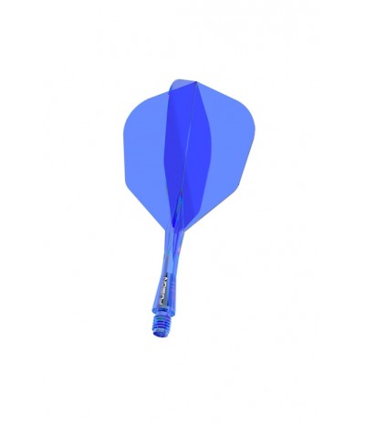 Plumas Winmau Fusion Intermedias Shape Nº6 Azul