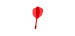 Voadores Winmau Fusion Intermedias Shape Nº6 Vermelho