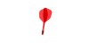 Winmau Fusion Intermediate Shape Flights Nº6 Red