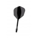 Winmau Fusion Medium Shape Nº6 Flights Black