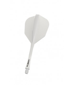 Winmau Fusion Medium Shape Nº6 Flights Black
