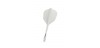 Plumas Winmau Fusion Medianas Shape Nº6 Blanco