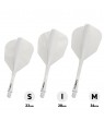 Winmau Fusion Medium Shape Nº6 Flights Black