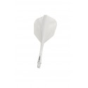 Plumas Winmau Fusion Intermedias Shape Nº6 Blanco