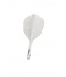 Plumas Winmau Fusion Cortas Shape Nº6 Blanco