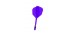 Voadores Winmau Fusion Meias Shape Nº6 Roxo