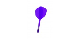 Plumas Winmau Fusion Medianas Shape Nº6 Lila