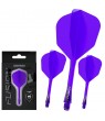 Plumas Winmau Fusion Medianas Shape Nº6 Lila
