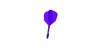 Voadores Winmau Fusion Intermedias Shape Nº6 Roxo