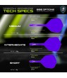 Voadores Winmau Fusion Intermedias Shape Nº6 Branco