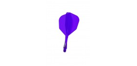 Plumas Winmau Fusion Cortas Shape Nº6 Lila