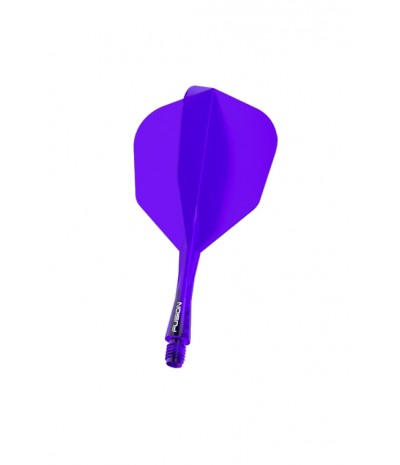 Plumas Winmau Fusion Cortas Shape Nº6 Lila
