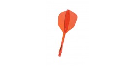 Plumas Winmau Fusion Medianas Shape Nº6 Naranja
