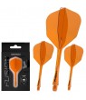Plumas Winmau Fusion Medianas Shape Nº6 Naranja