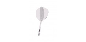 Plumas Winmau Fusion Medianas Shape Nº6 Transparente