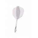 Winmau Fusion Medium Shape Nº6 Flights Clear