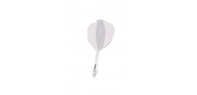 Winmau Fusion Intermediate Shape Flights Nº6 Clear