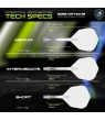 Plumas Winmau Fusion Intermedias Shape Nº6 Transparente