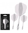 Plumas Winmau Fusion Intermedias Shape Nº6 Transparente