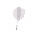 Winmau Fusion Short Shape Flights Nº6 Clear