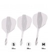 Voadores Winmau Fusion Cortas Shape Nº6 Laranja