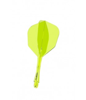 Winmau Fusion Intermediate Shape Flights Nº6 Clear