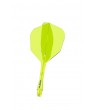 Plumas Winmau Fusion Intermedias Shape Nº6 Amarillo
