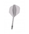 Plumas Winmau Fusion Medianas Standard Nº2 Transparente