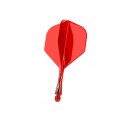 Winmau Fusion Short Standard Flights Nº2 Red