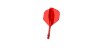 Plumas Winmau Fusion Cortas Standard Nº2 Rojo