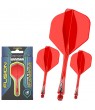Plumas Winmau Fusion Cortas Standard Nº2 Rojo