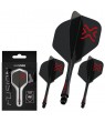 Winmau Fusion Medium Flights Standard Nº2 Black/Green