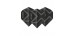Winmau Blade X Standard Flights Black/Silver