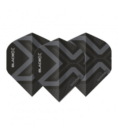 Winmau Blade X Standard Flights Black