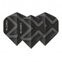 Winmau Blade X Standard Flights Black/Silver