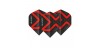 Voadores Winmau Blade X Preto/Vermelho