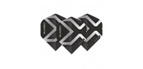 Winmau Blade X Standard Flights Black/Silver